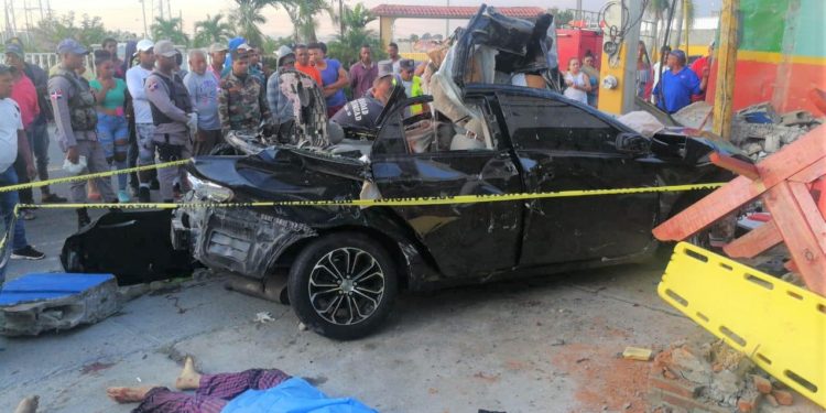 Cinco mueren en accidente de tránsito en La Vega