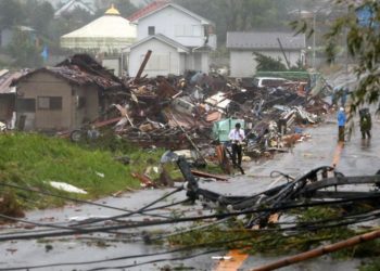 Poderoso tifón Hagibis deja 26 muertos en Japón