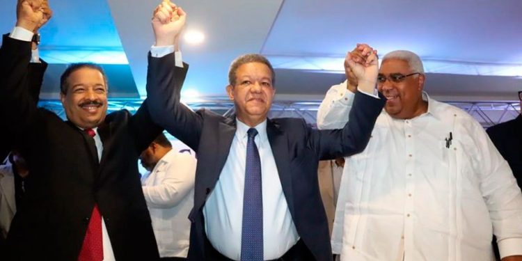 Tres partidos proclaman a Leonel como candidato presidencial