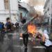 EEUU rechaza protestas violentas en Ecuador