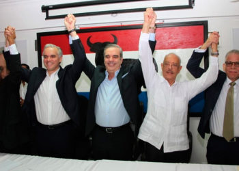 Partido proclamó a Abinader evita comentar acuerdo electoral entre PRM y Fuerza del Pueblo