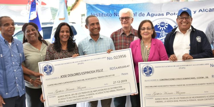 INAPA inicia obras mejorar suministro agua potable en Peravia