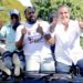 Vladimir Guerrero desfila junto a Luis Abinader