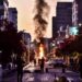 Festival Viña del Mar inicia en medio de protesta con carros incendiados