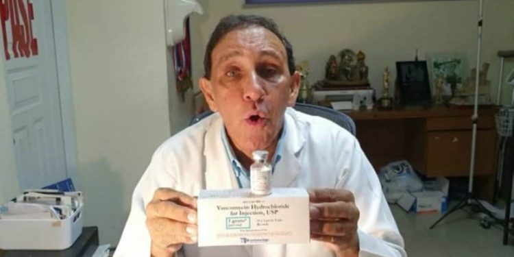 Confirman doctor Cruz Jiminián tiene coronavirus