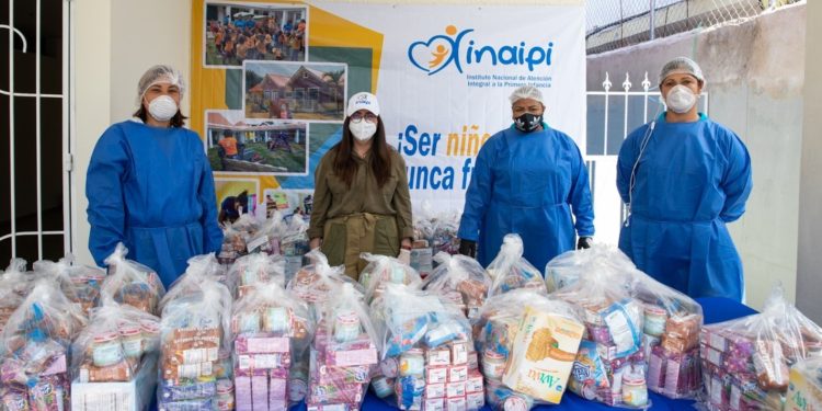 Inaipi continúa llevando raciones alimenticias a estancias infantiles