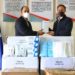 Procurador entrega materiales protección coronavirus