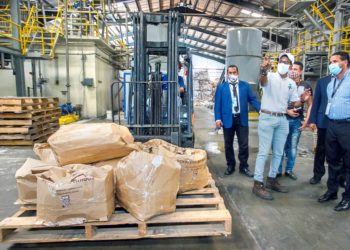 JCE entrega material sobrante elecciones municipales 15 de marzo para reciclar