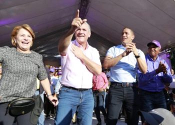 PLD cierra campaña en SJ; asegura barrerá en esa provincia