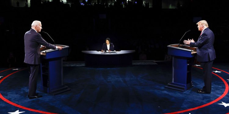 Encuesta CNN da ganador del debate a Biden con 53% frente a Trump con 39%