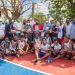 Alcalde SDN inaugura canchas deportivas