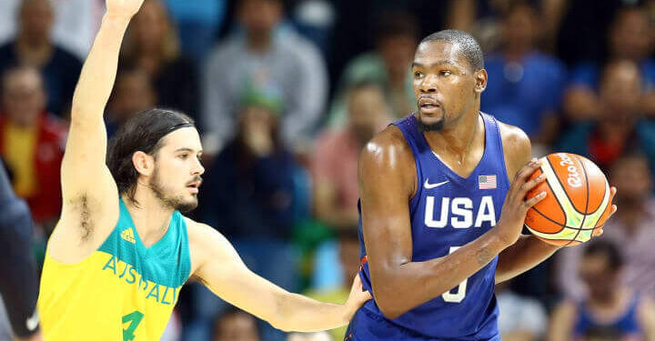 Durant suma 100 puntos por tercera vez en Juegos OIímpicos; supera a LeBron James y Michael Jordan