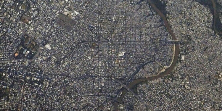 Foto satelital río Ozama muestra niveles contaminación