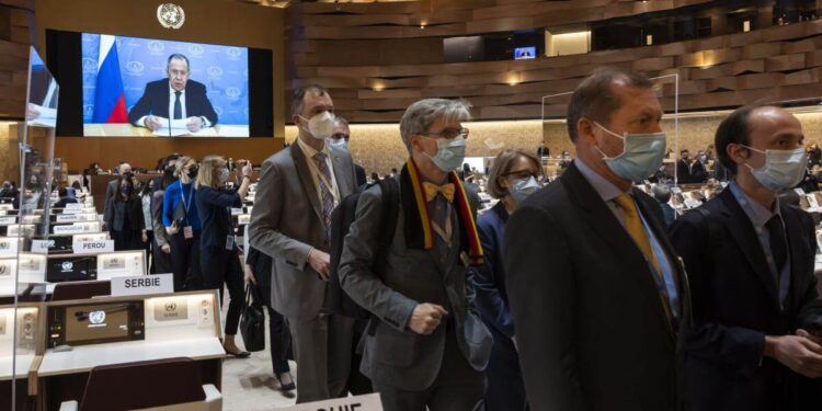 Suiza: Boicotean discurso canciller ruso ante ONU