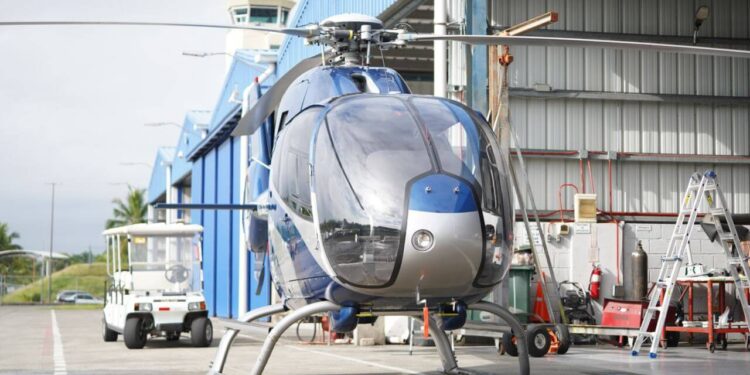 LMD dona helicóptero a Ministerio de Defensa