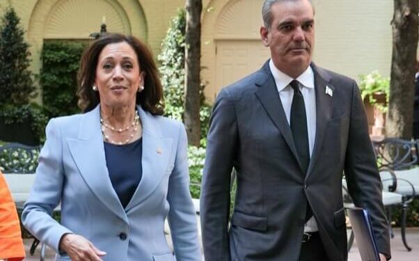 Abinader se reúne con Kamala Harris, vicepresidenta EEUU