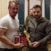 Actor Sean Penn visita a Zelenski