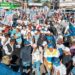 Alcaldesa DN encabeza caravana recorrió barrios capitalinos
