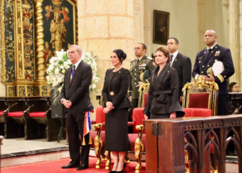 Presidente Abinader asiste a tedeum por 180 aniversario de la Independencia Nacional
