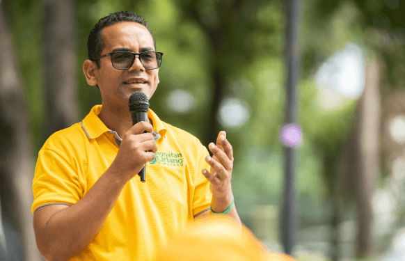 Frente Amplio presenta candidatura a diputado de Jhonatan Liriano