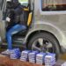 Incautan 35 paquetes cocaína en interior vehículo en SD