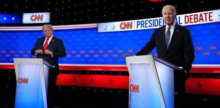 Biden y Trump protagonizan acalorado debate presidencial
