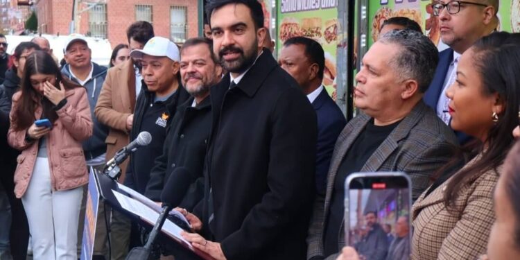 Bodegueros NY apoyan candidato a alcalde Zohran Mamdani