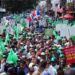 Miles acompañan a Leonel en marcha contra la carestía de la vida