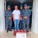 Entrega baterias e inversor garantizar electricidad destacamento policial en Guaricano